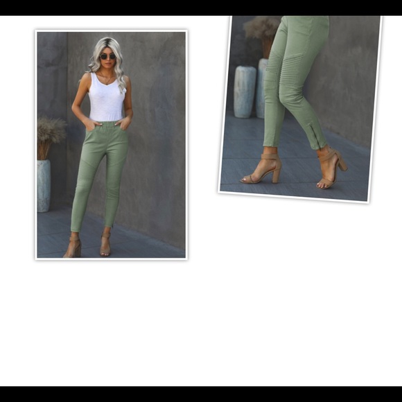 🐆 New Moto Street Legging w/Ankle Zip - Picture 3 of 11